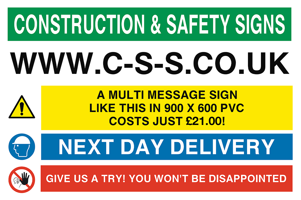 Construction & Safety Signs Ltd: Family run business operating for over 30 years